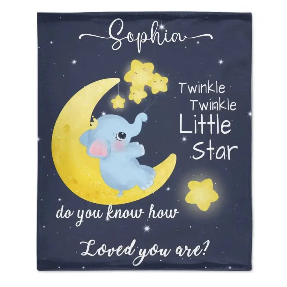 Personalized Baby Blanket - Do You Know How Loved To You - Joliny