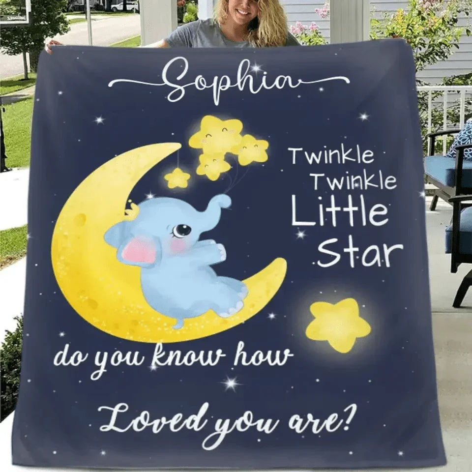 Personalized Baby Blanket - Do You Know How Loved To You - Joliny