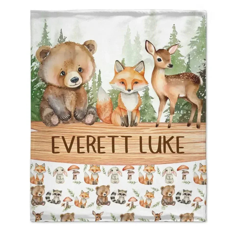 Personalized Baby Blankets With Name - Newborn Baby Gift - Joliny