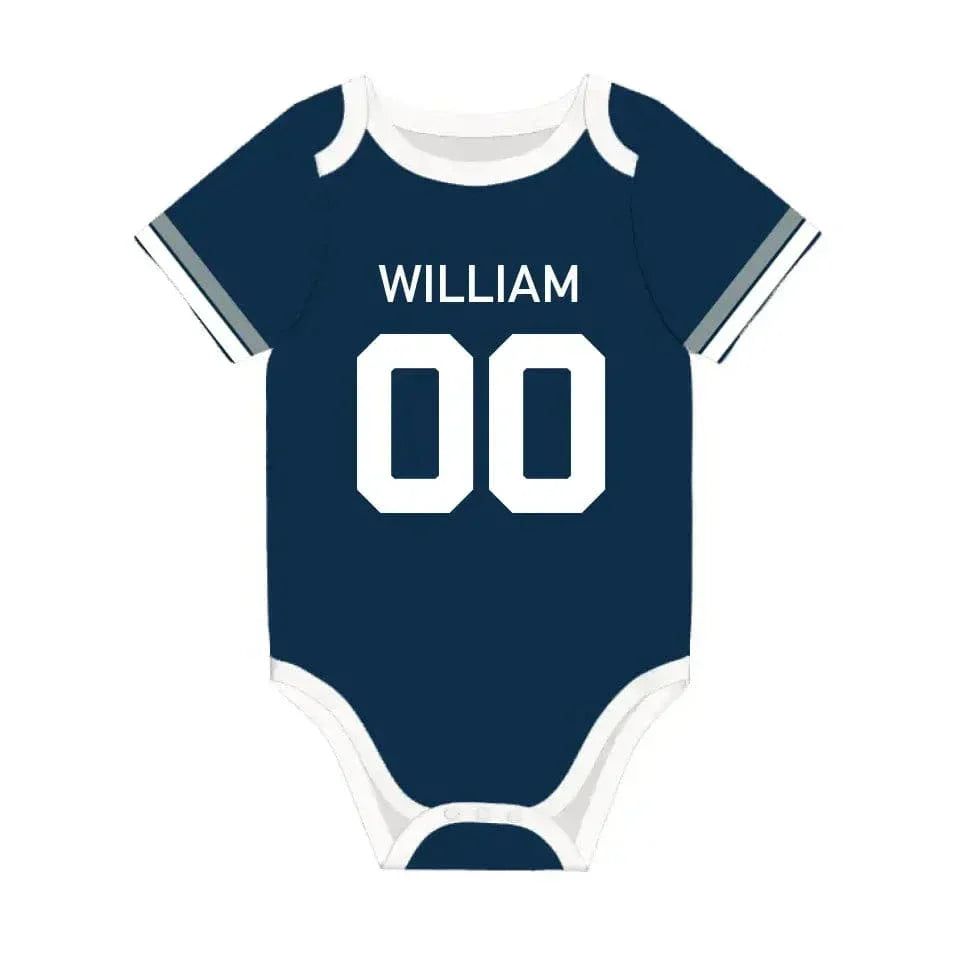 Personalized Baby Clothes - Custom Baby Name and Number - Joliny