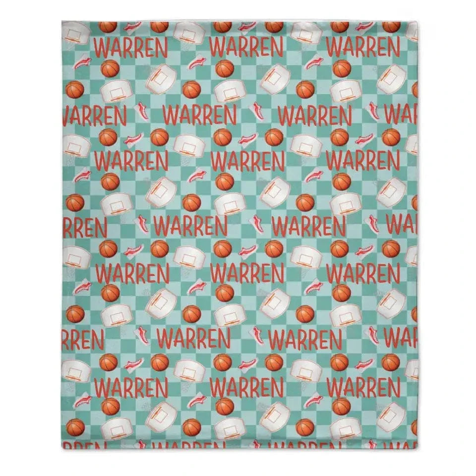 Personalized Basketball Star Name Blanket - Joliny