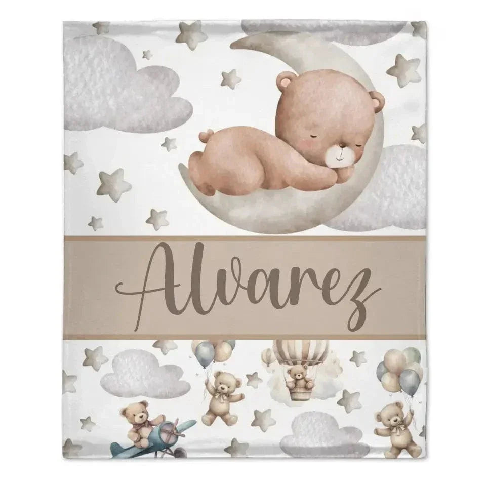 Personalized Custom Baby Blanket With Name - Best Gift For Baby - Joliny