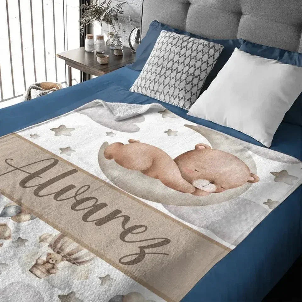 Personalized Custom Baby Blanket With Name - Best Gift For Baby - Joliny