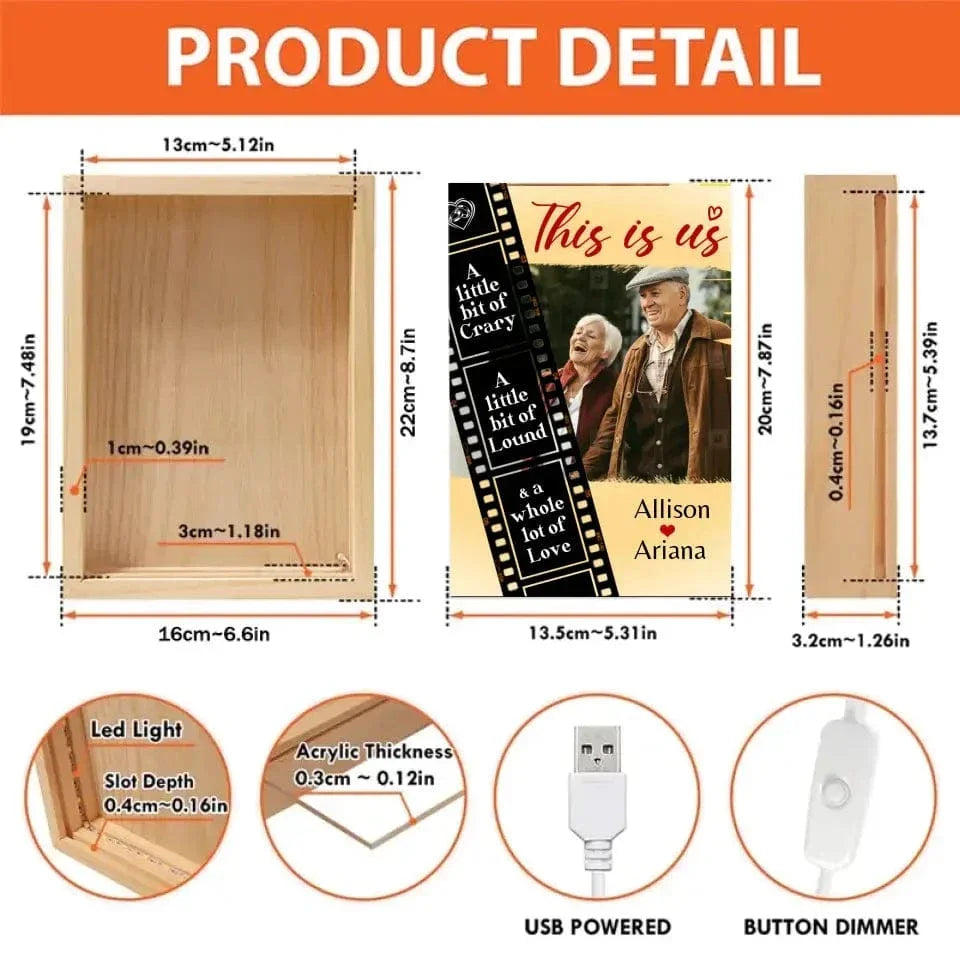 Personalized Custom Frame Box - This Is Us Picture,Couple Gift - Joliny