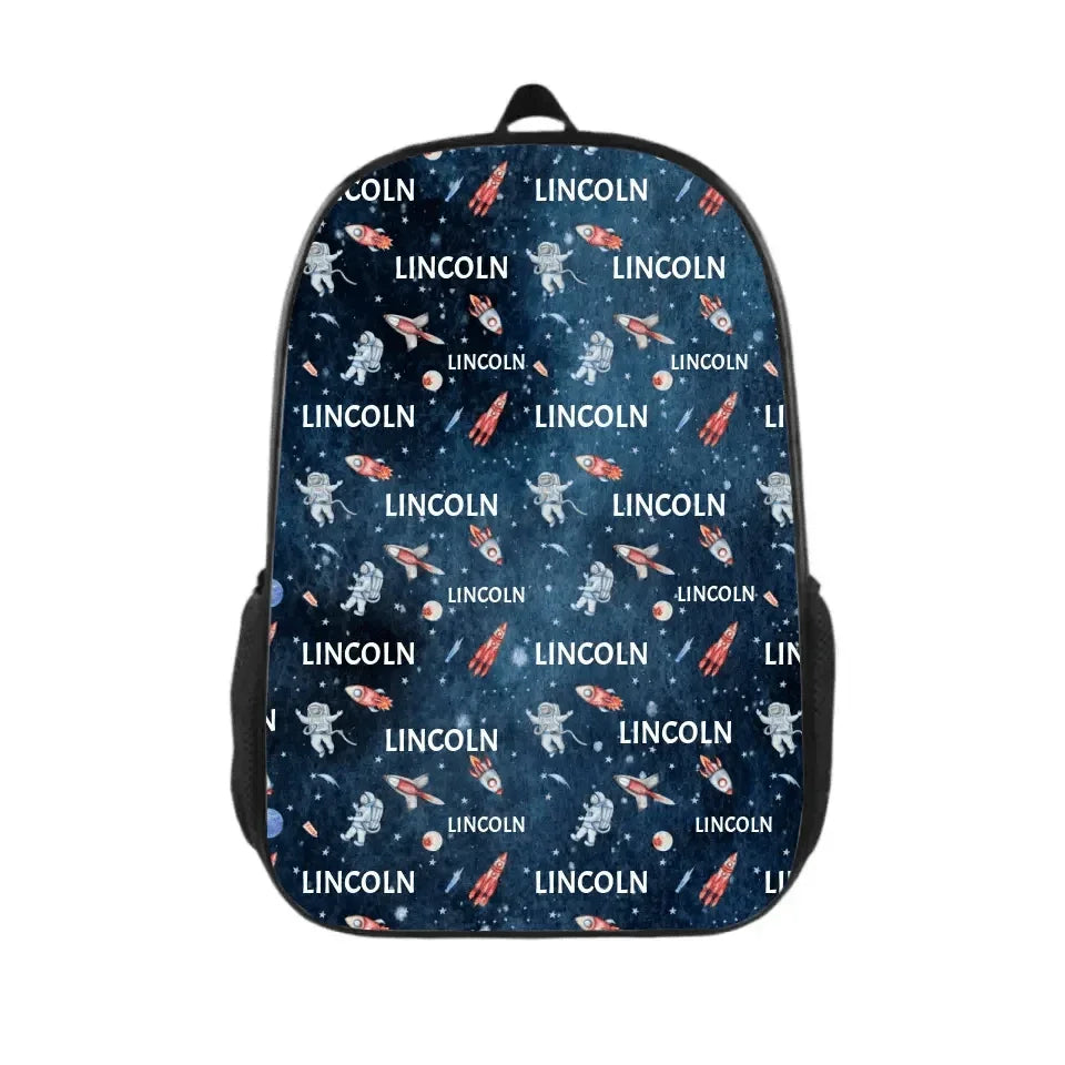 Personalized Custom Space Backpack with Name School Season Gift - Joliny