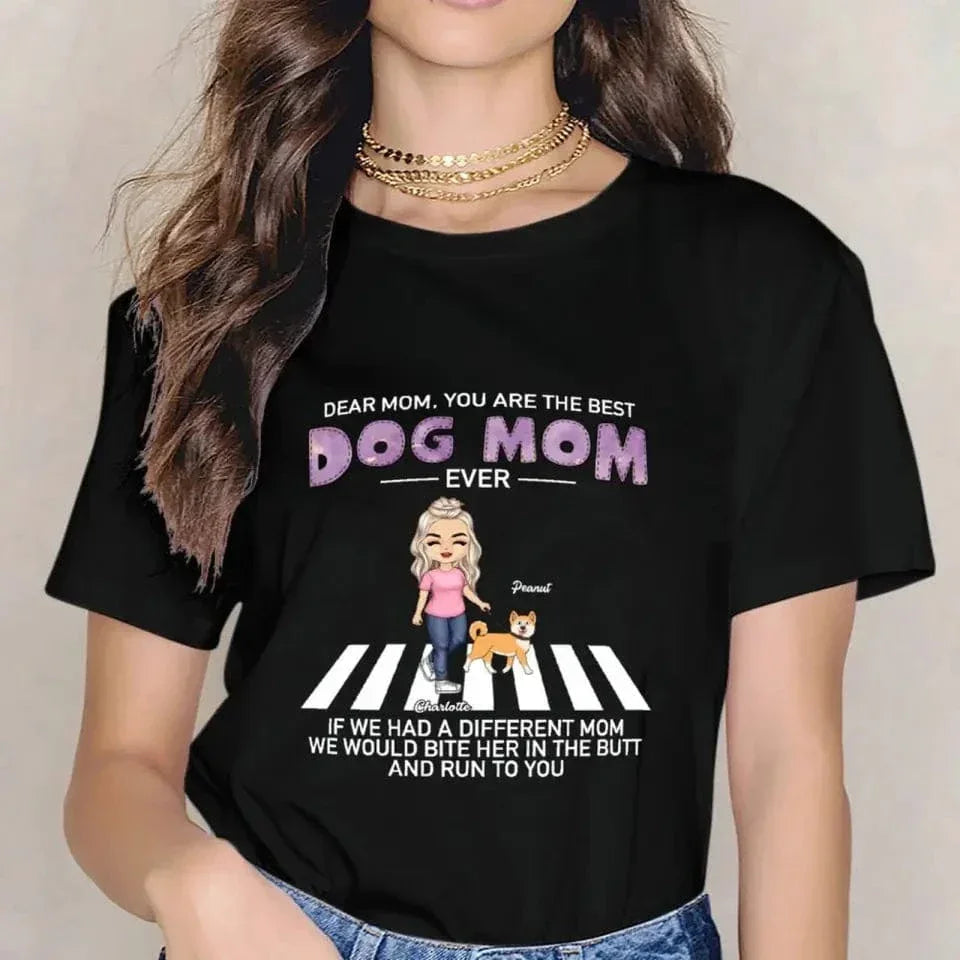 Personalized Custom T Shirt - Dogs Run To You, Gift For Dog Mom - Joliny