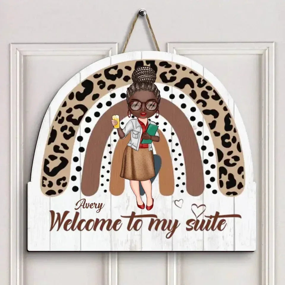 Personalized Door Sign - Gift For Office Staff - Welcome To My Office - Joliny