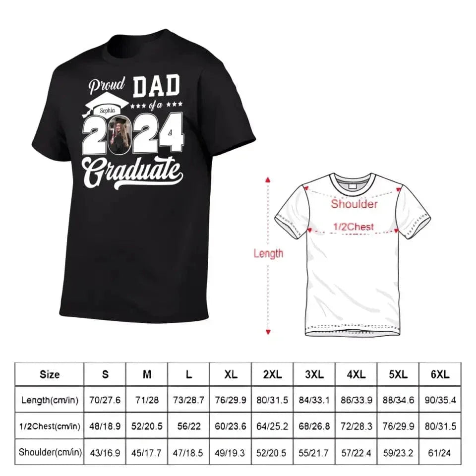 Personalized Graduation 2024 ShirtsProud Family Graduate 2024 GraduatePictureand Photo Class Of 2024 SeniorFamily Shirt copy - Joliny