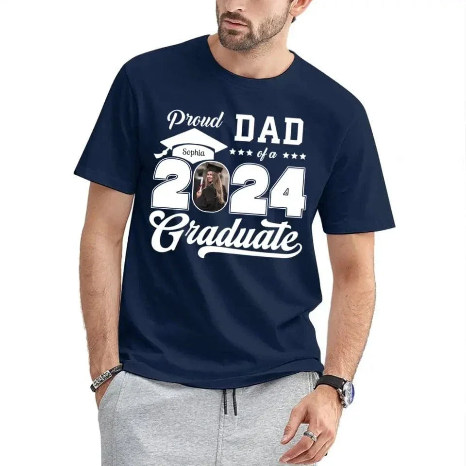 Personalized Graduation 2024 ShirtsProud Family Graduate 2024 GraduatePictureand Photo Class Of 2024 SeniorFamily Shirt copy - Joliny