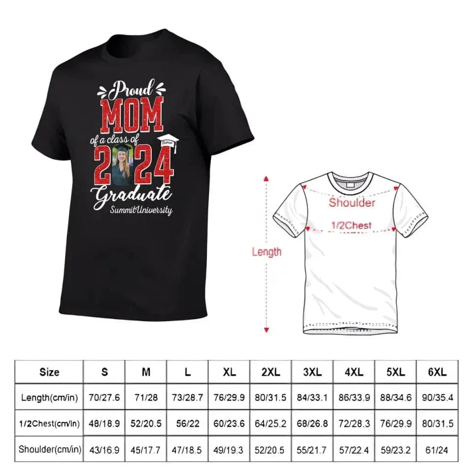 Personalized Graduation Shirts,Custom Graduation Shirt Class of 2024 - Joliny