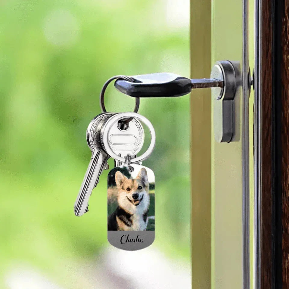 Personalized Keychain Custom Pet Photo Pet Memorial Gift - Joliny