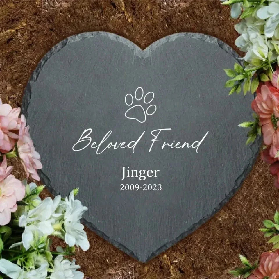 Personalized Memorial Pet Stone - In Loving Memory - Joliny