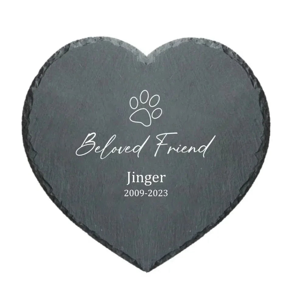 Personalized Memorial Pet Stone - In Loving Memory - Joliny