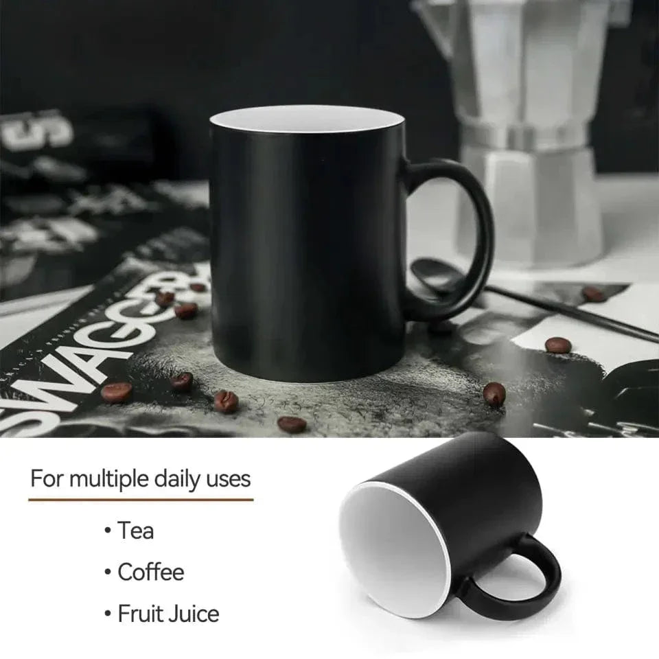 Personalized Name Color Changing Mug For Pet Owner - Well Trained Mom Photo - Joliny