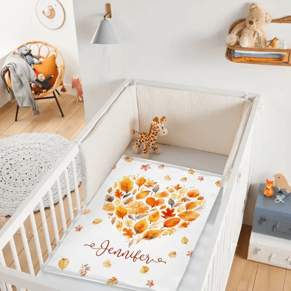 Personalized Name Custom Fall Blanket - Joliny