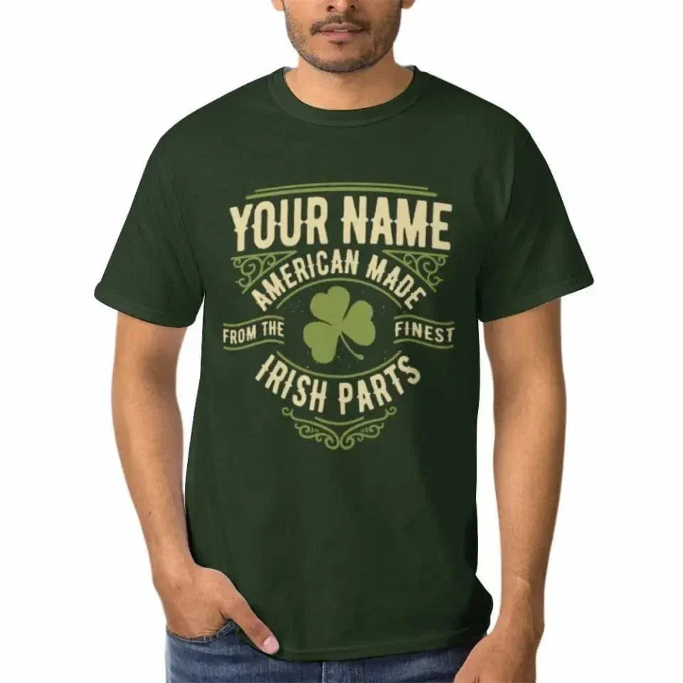 Personalized Name St. Patrick Irish Parts T Shirt - Joliny