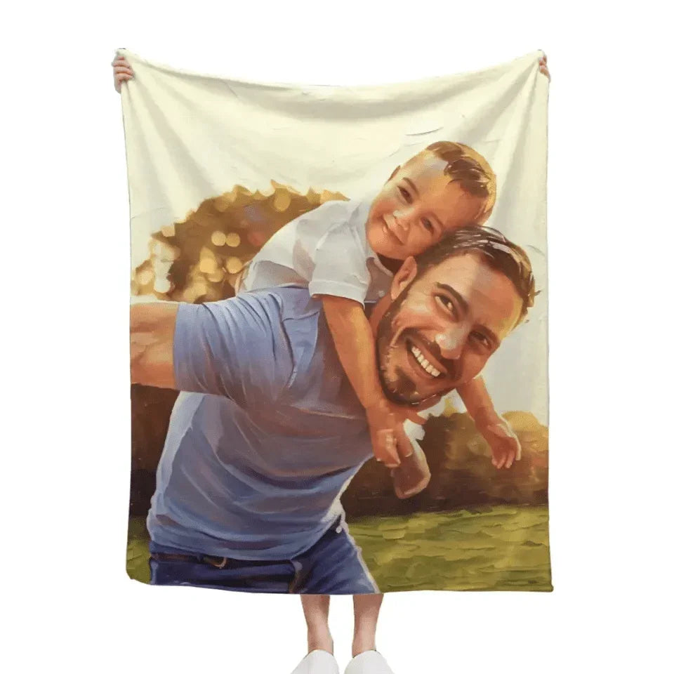 Personalized Oil-Canvas Blanket for Families - Joliny