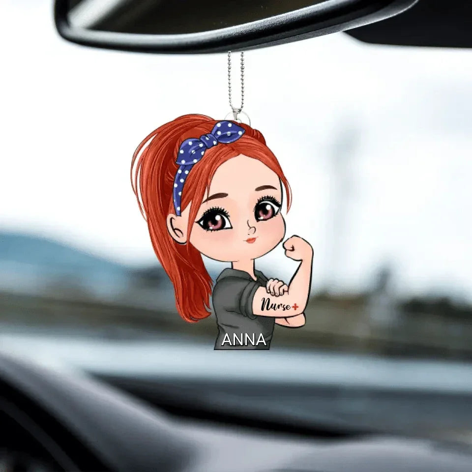 Personalized Ornament - Nurse Strong Nursing Custom Gift For Strong Women - Joliny