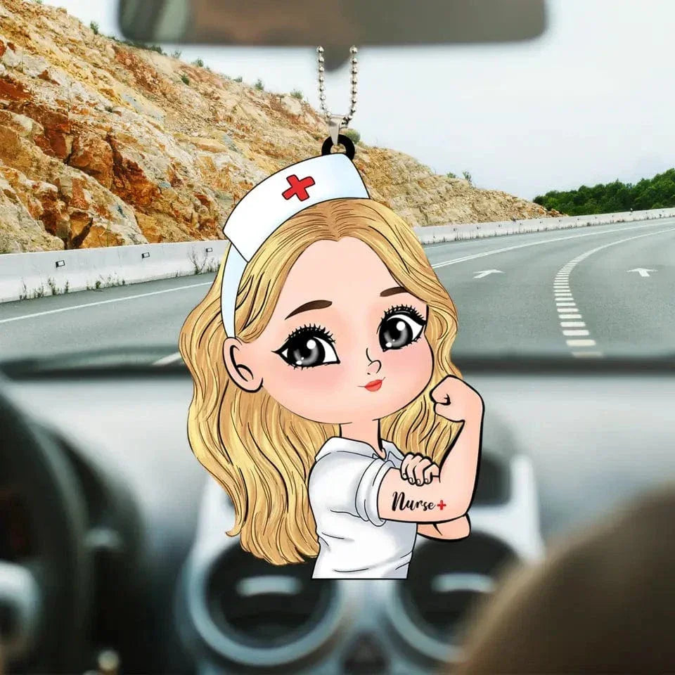 Personalized Ornament - Nurse Strong Nursing Custom Gift For Strong Women - Joliny