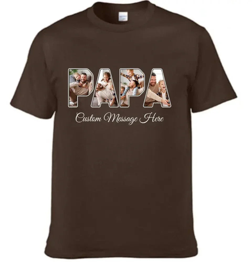 Personalized PAPA Photo Title Shirt - Joliny