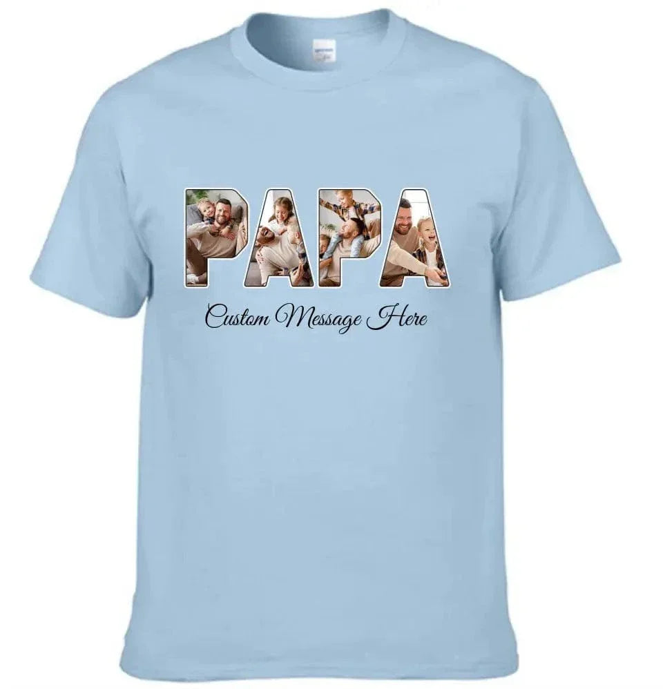 Personalized PAPA Photo Title Shirt - Joliny