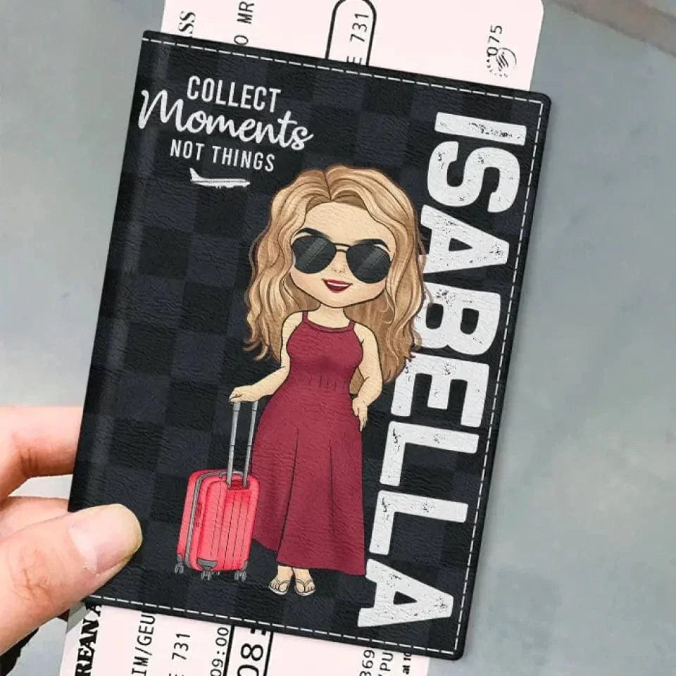 Personalized Passport Holder Travel Essentials For travel Enthusiast Travel - Gifts For Family Friends - Joliny