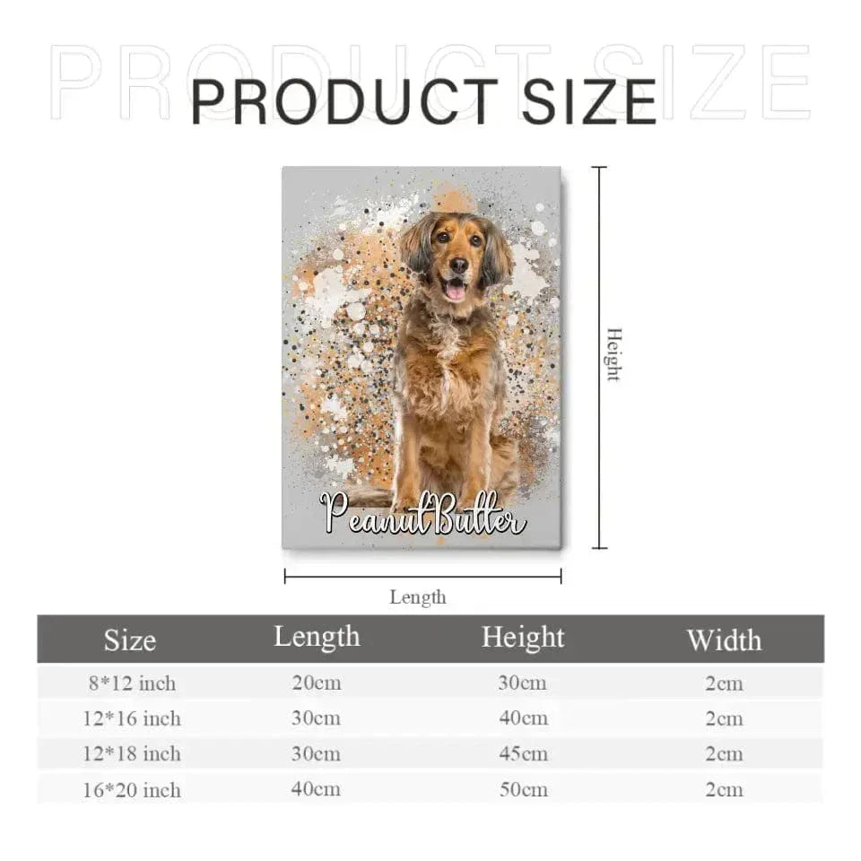 Personalized Pet Art - Canvas - Joliny