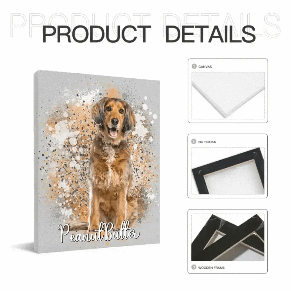 Personalized Pet Art - Canvas - Joliny