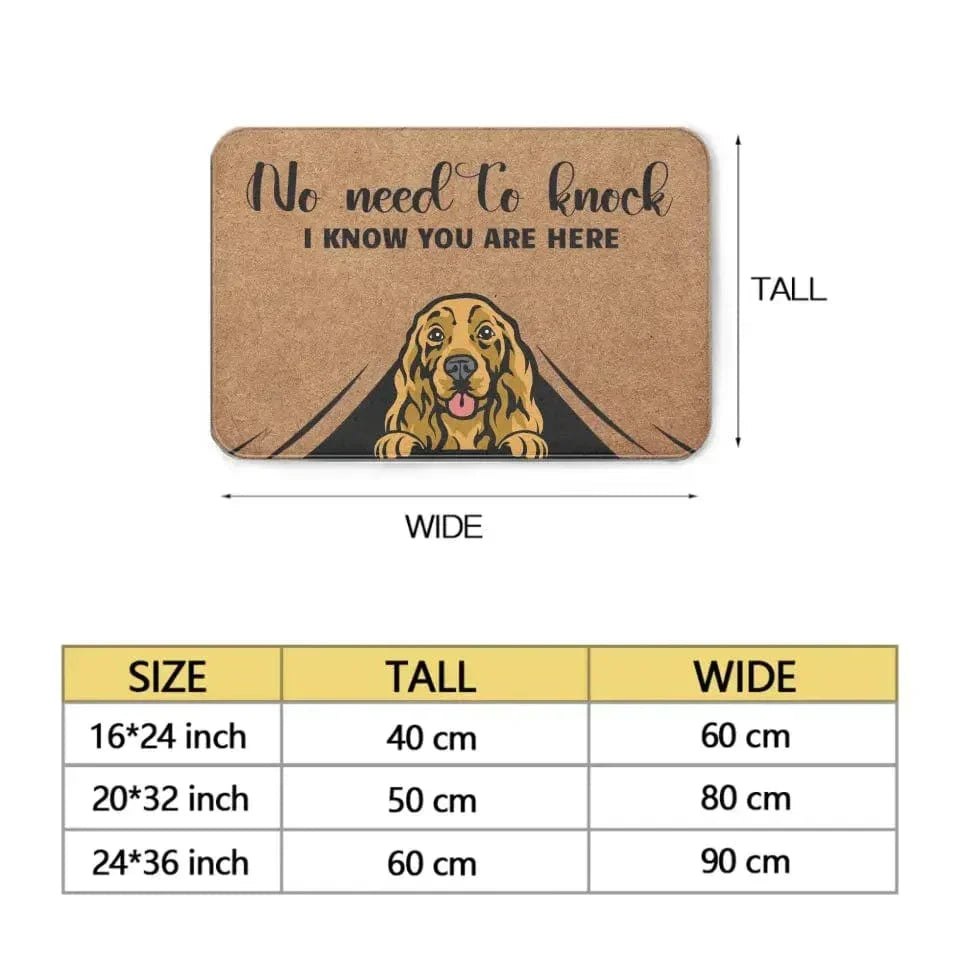 Personalized Pets & Name Doormat For Pet Lovers - Joliny