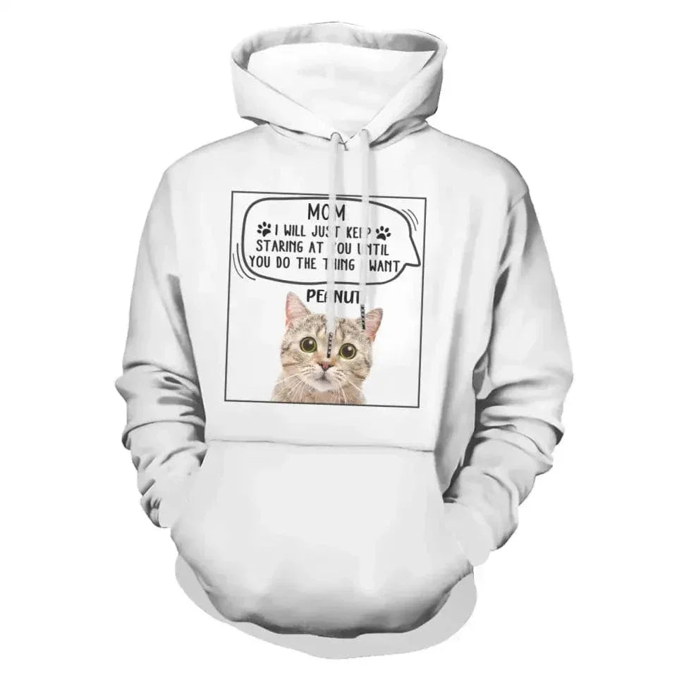 Personalized Photo T Shirt-Dog Cat Keep Staring At You - Joliny