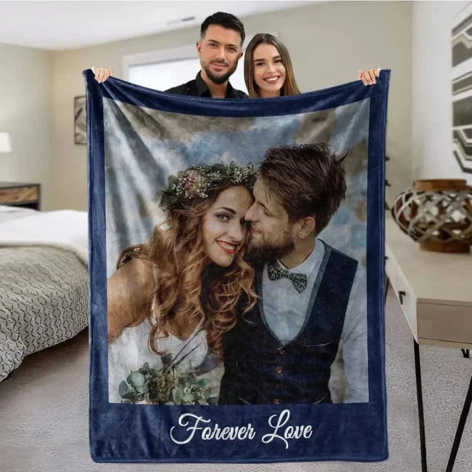 Personalized Photos Blankets - Gift For Family Friends Besties - Joliny