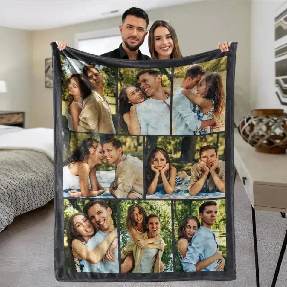 Personalized Photos Blankets - Gift For Family Friends Besties - Joliny