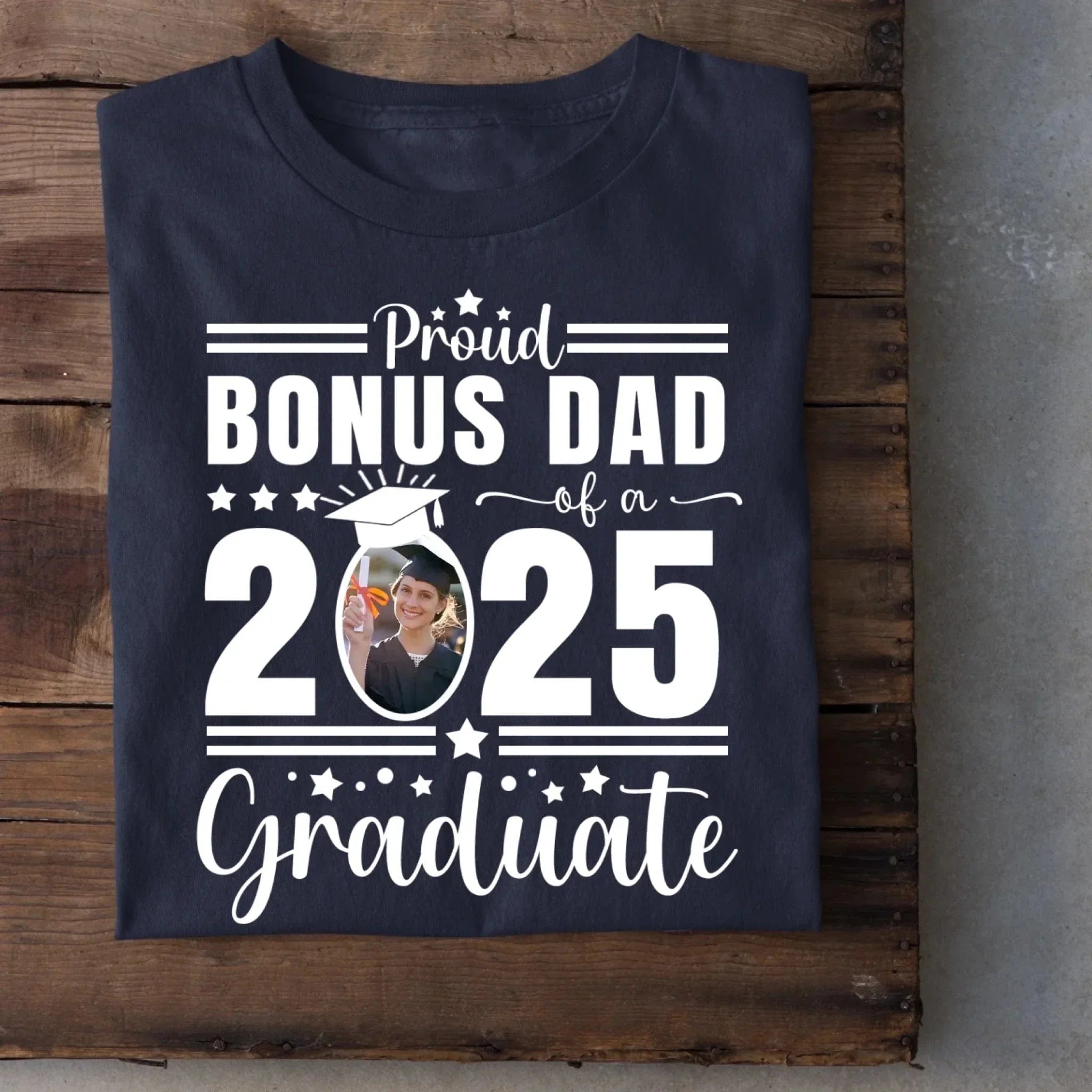 Personalized Proud Graduate Shirt, Custom Photo Cap - Joliny