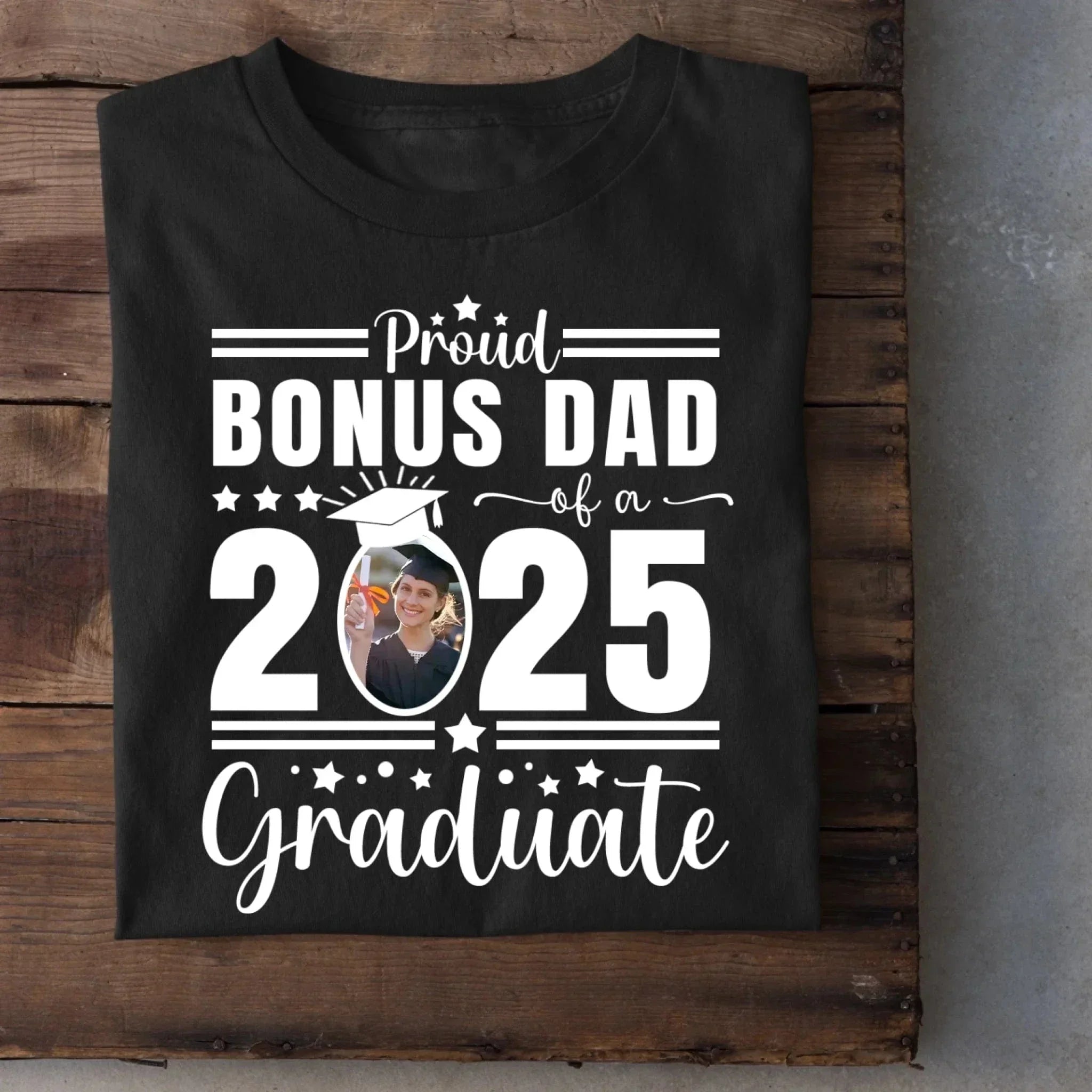 Personalized Proud Graduate Shirt, Custom Photo Cap - Joliny