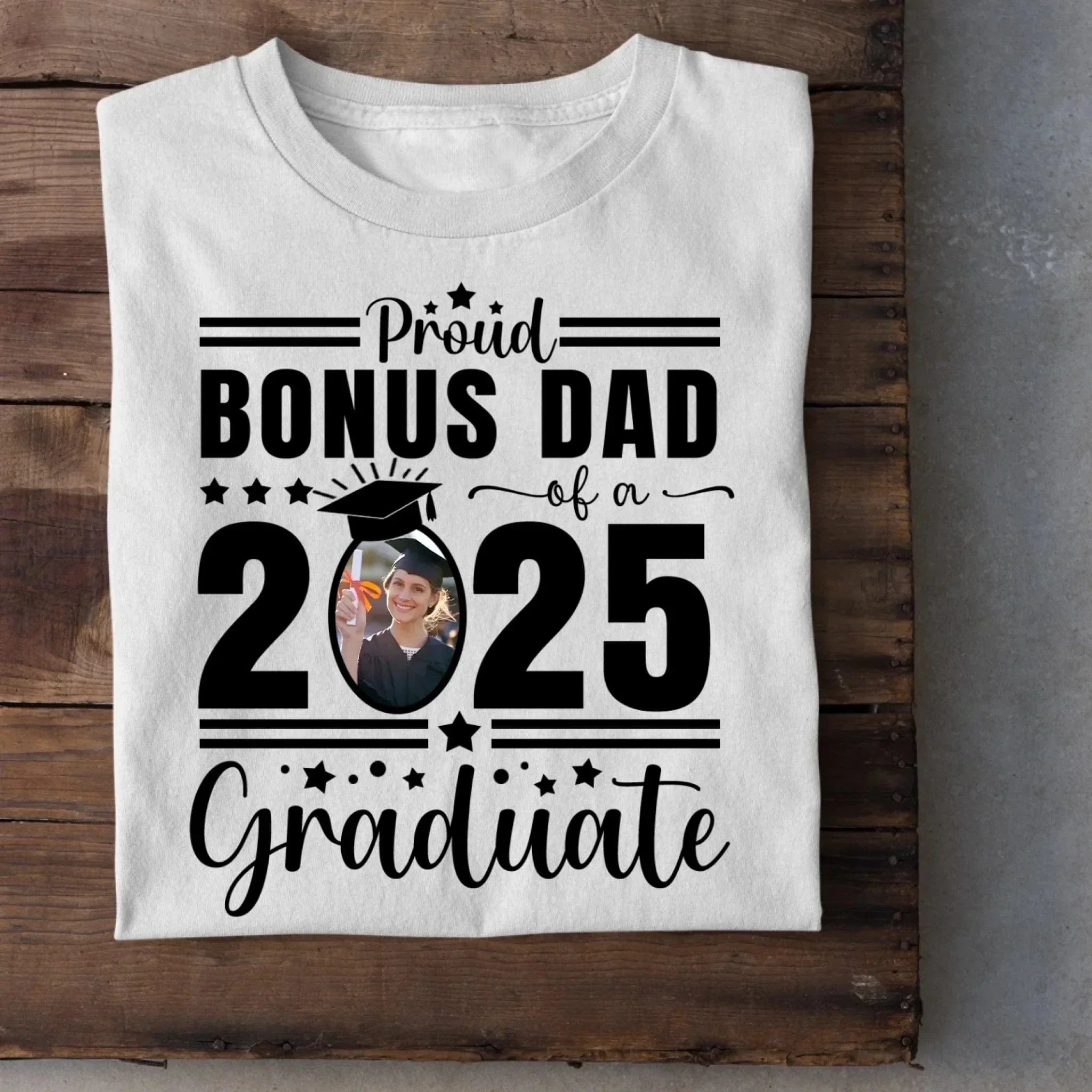 Personalized Proud Graduate Shirt, Custom Photo Cap - Joliny