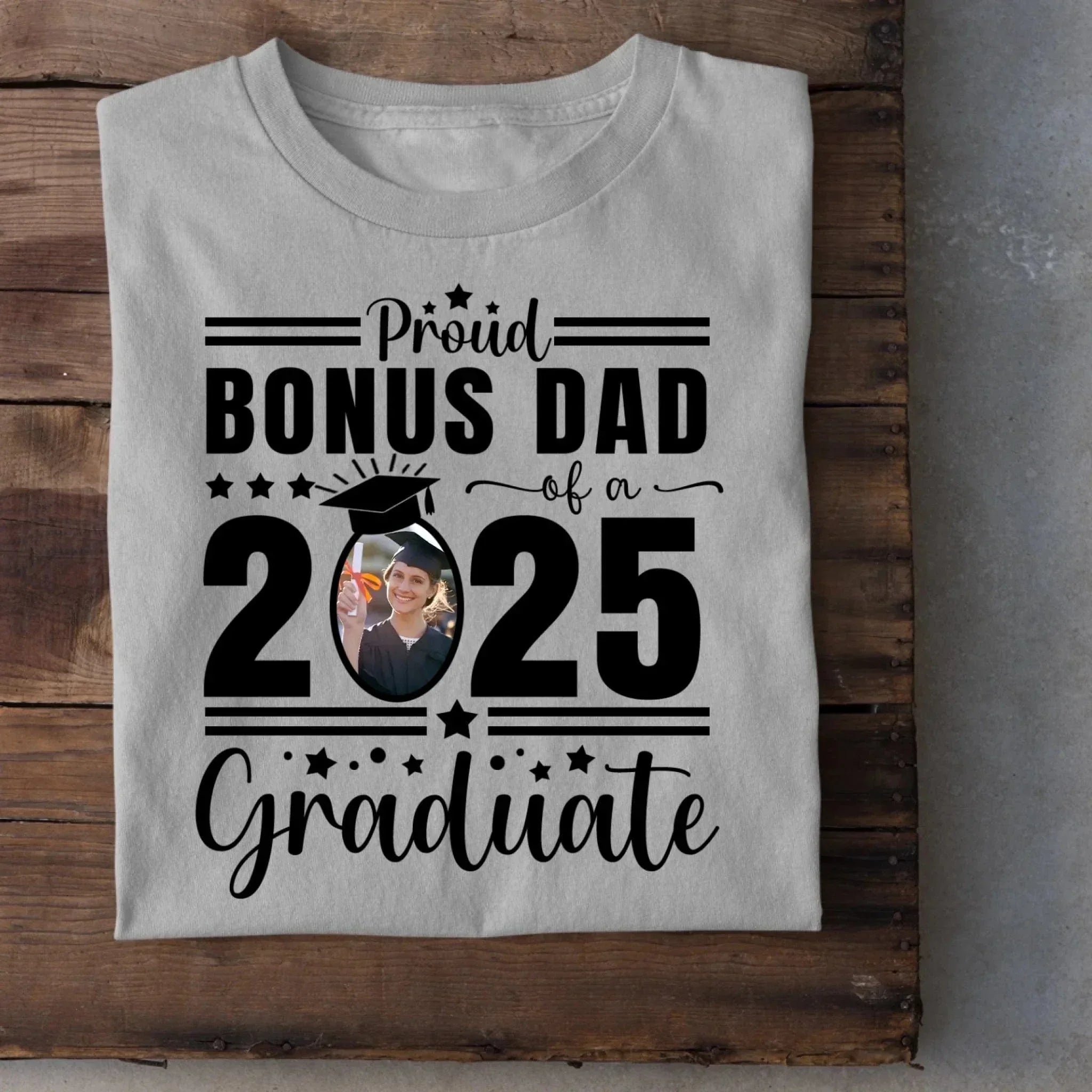 Personalized Proud Graduate Shirt, Custom Photo Cap - Joliny
