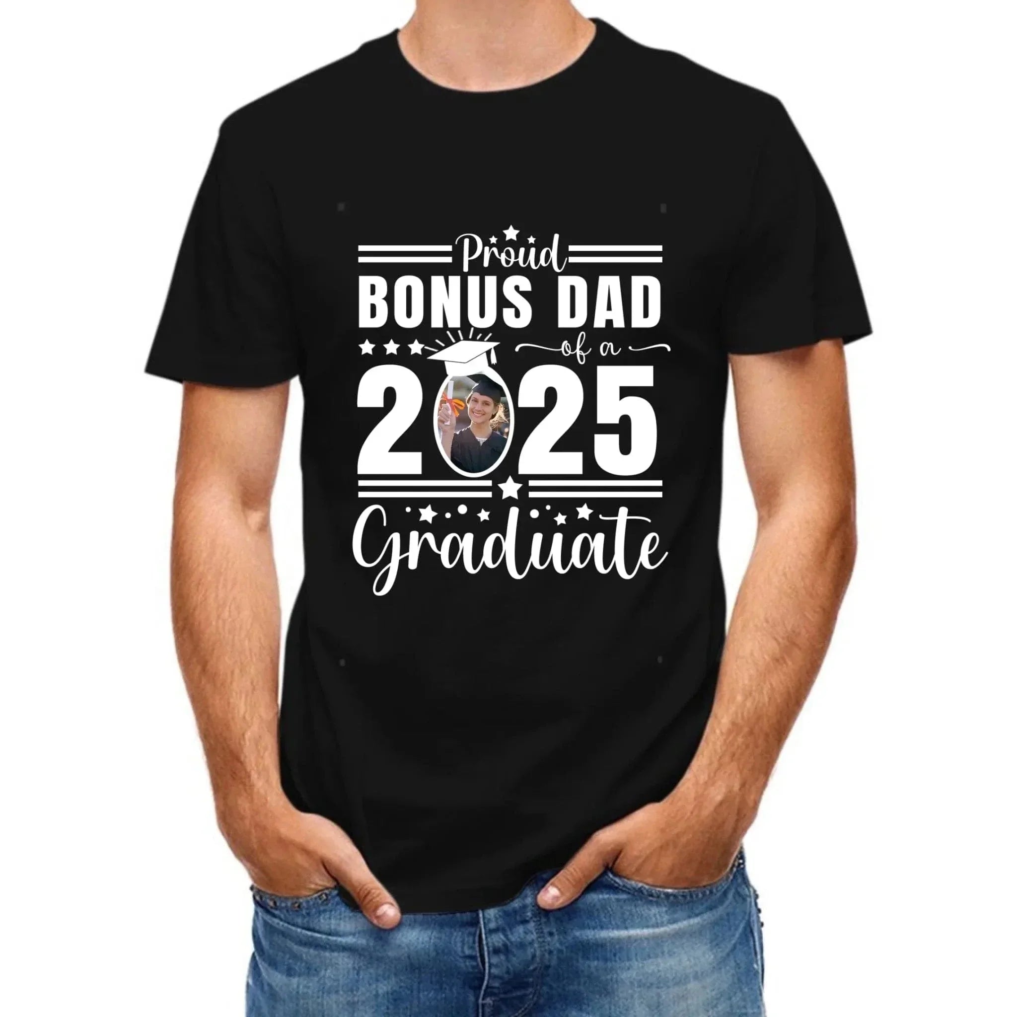 Personalized Proud Graduate Shirt, Custom Photo Cap - Joliny