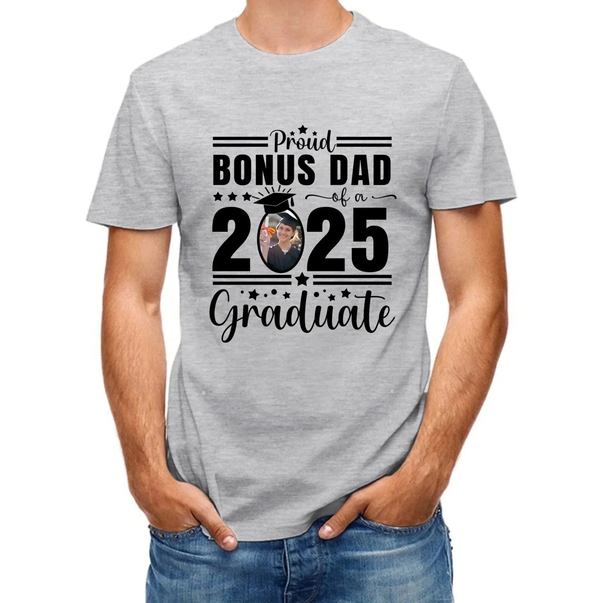 Personalized Proud Graduate Shirt, Custom Photo Cap - Joliny