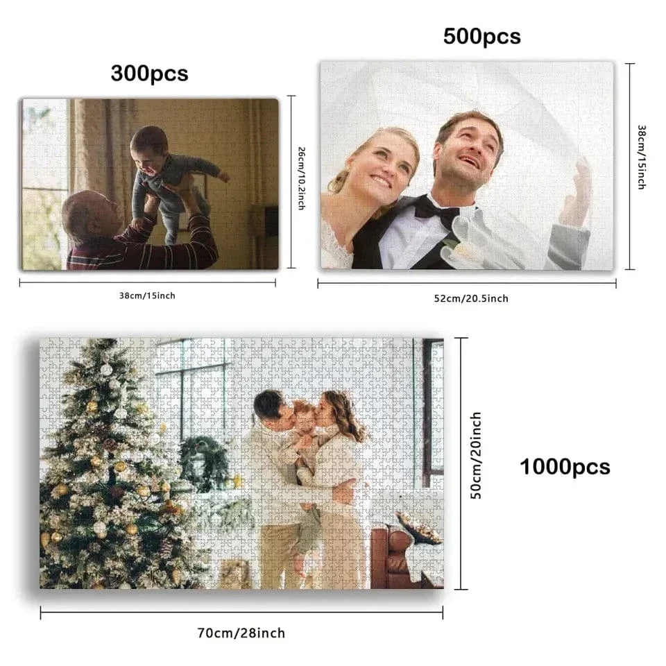 Personalized Puzzle Custom Your Own Photo Puzzle - 1000 500 300 Pieces - Joliny