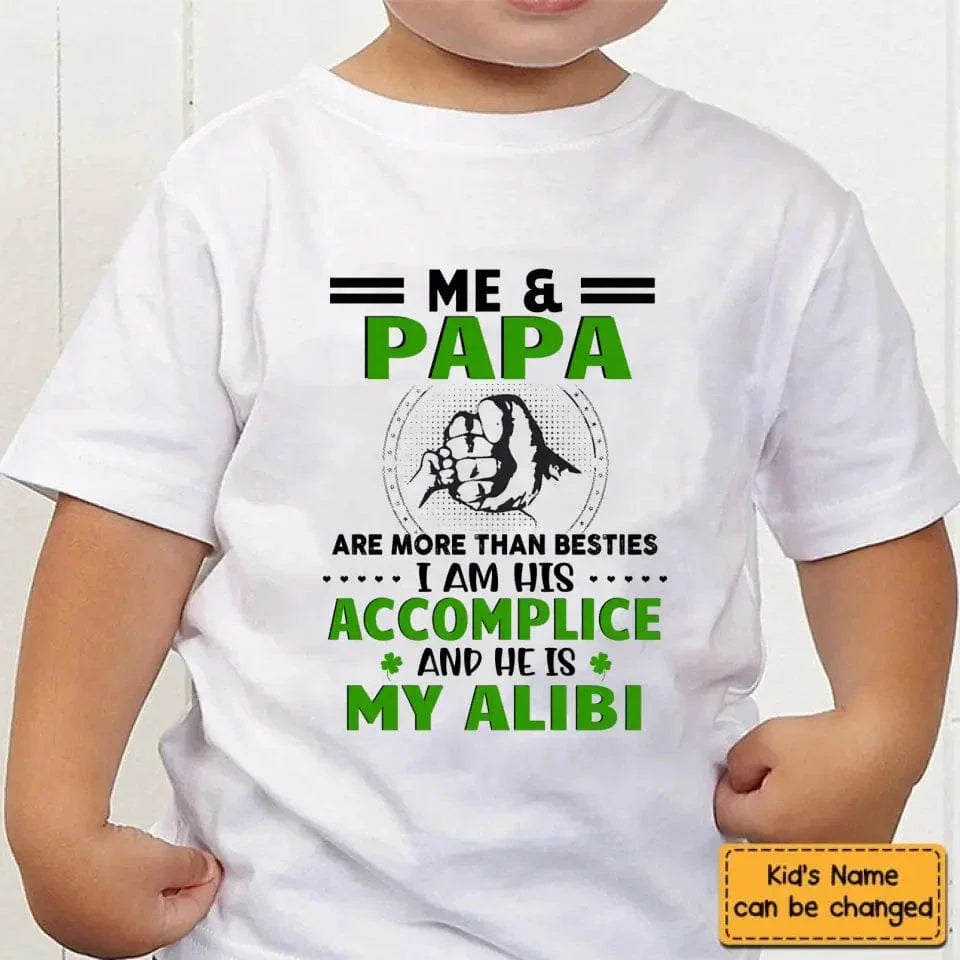 Personalized T-Shirt - Are More Than Besties Iam Her Accomplice And She Is My Alibi Youth - Joliny