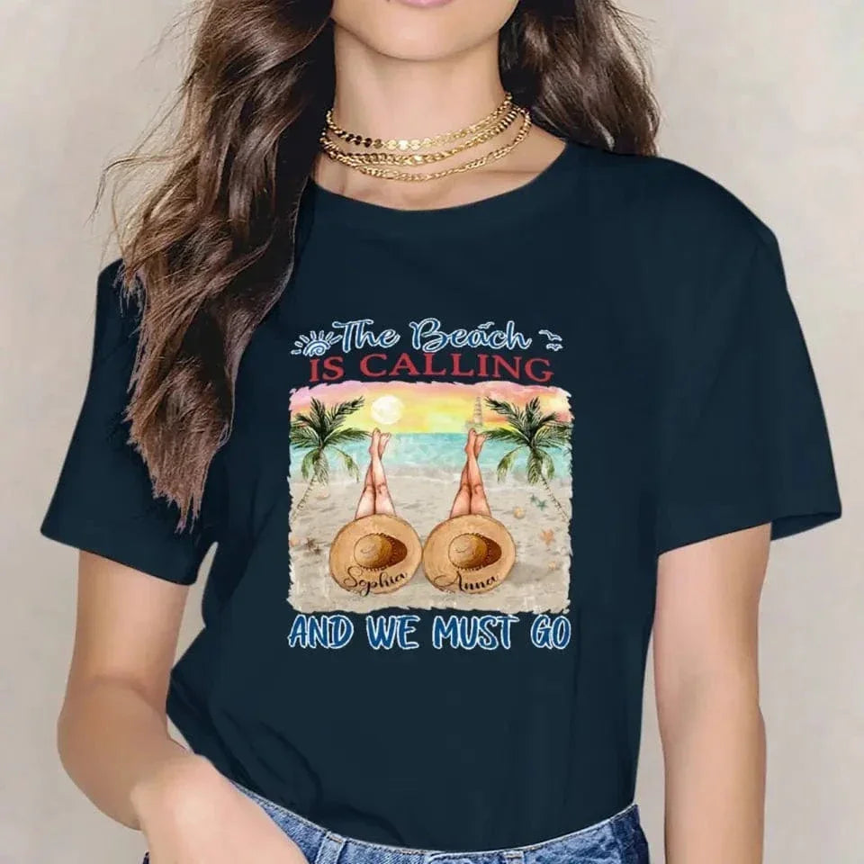 Personalized T-shirt Beach Girlfriends - Joliny