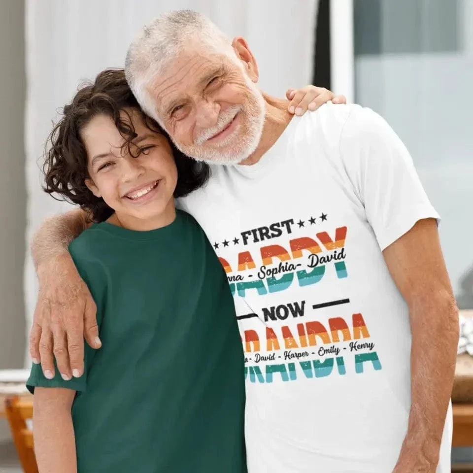 Personalized T-shirt For Grandpa - Father's day Gift / Gift For Family - Joliny