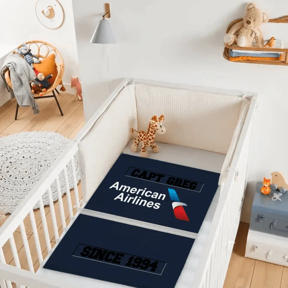 Pilot Blanket, Custom Rating and Airline Logo Blanket - Gifts for Flying Enthusiasts - Joliny