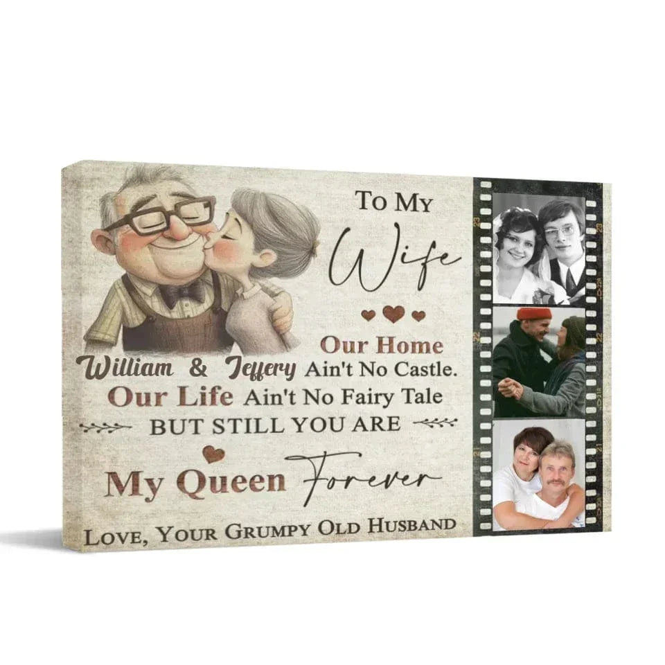 Sentimental Gift for Wife Personalized Gift from Husband Canvas Print - Joliny