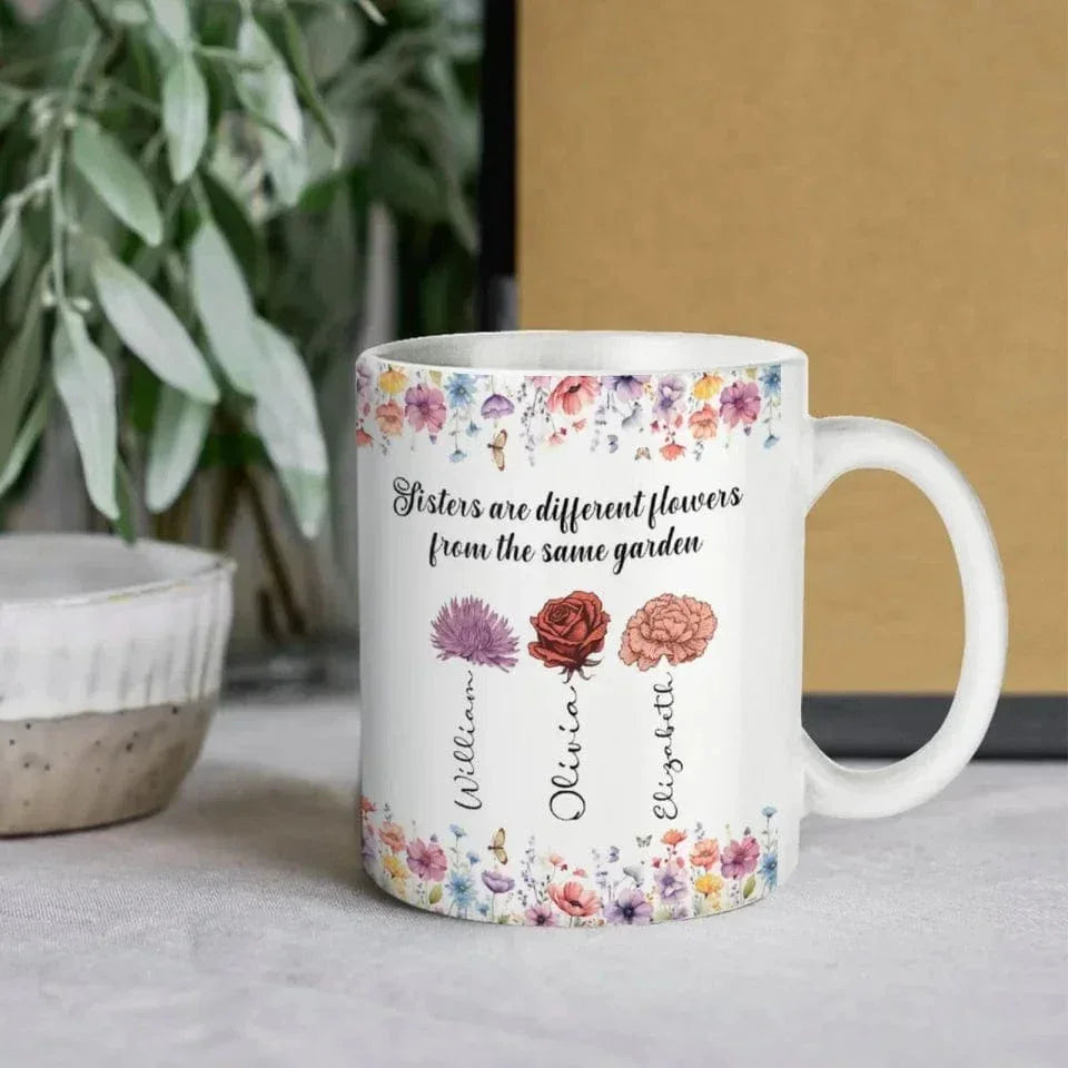 Sisters Together - Personalized 3D Inflatable Coffee Mug - A bBirthday Gift For a Good Friend! - Joliny
