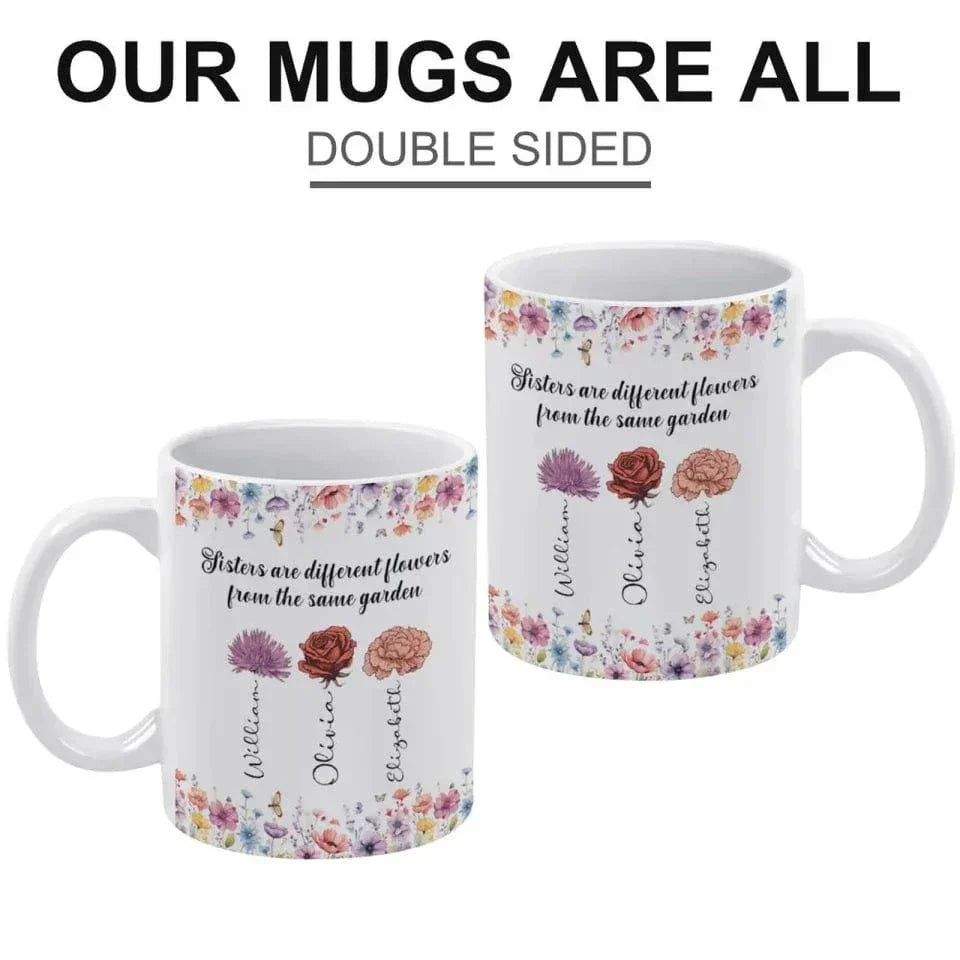 Sisters Together - Personalized 3D Inflatable Coffee Mug - A bBirthday Gift For a Good Friend! - Joliny