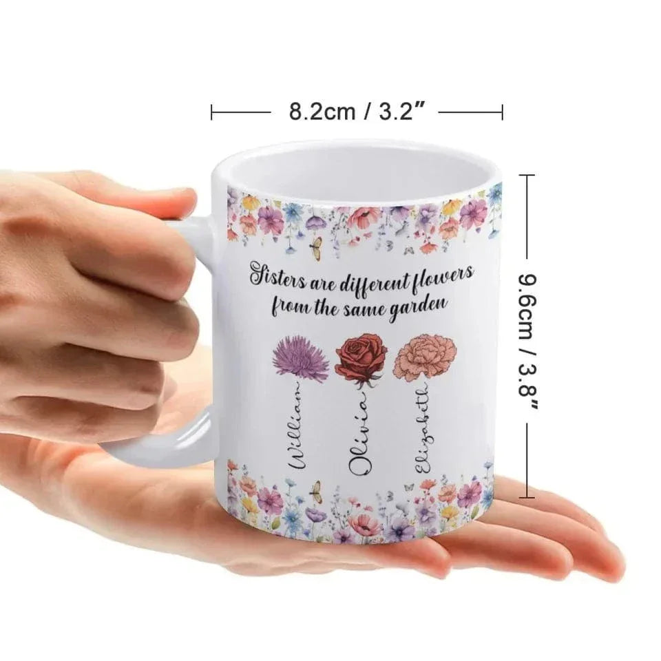 Sisters Together - Personalized 3D Inflatable Coffee Mug - A bBirthday Gift For a Good Friend! - Joliny