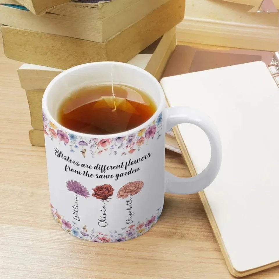 Sisters Together - Personalized 3D Inflatable Coffee Mug - A bBirthday Gift For a Good Friend! - Joliny