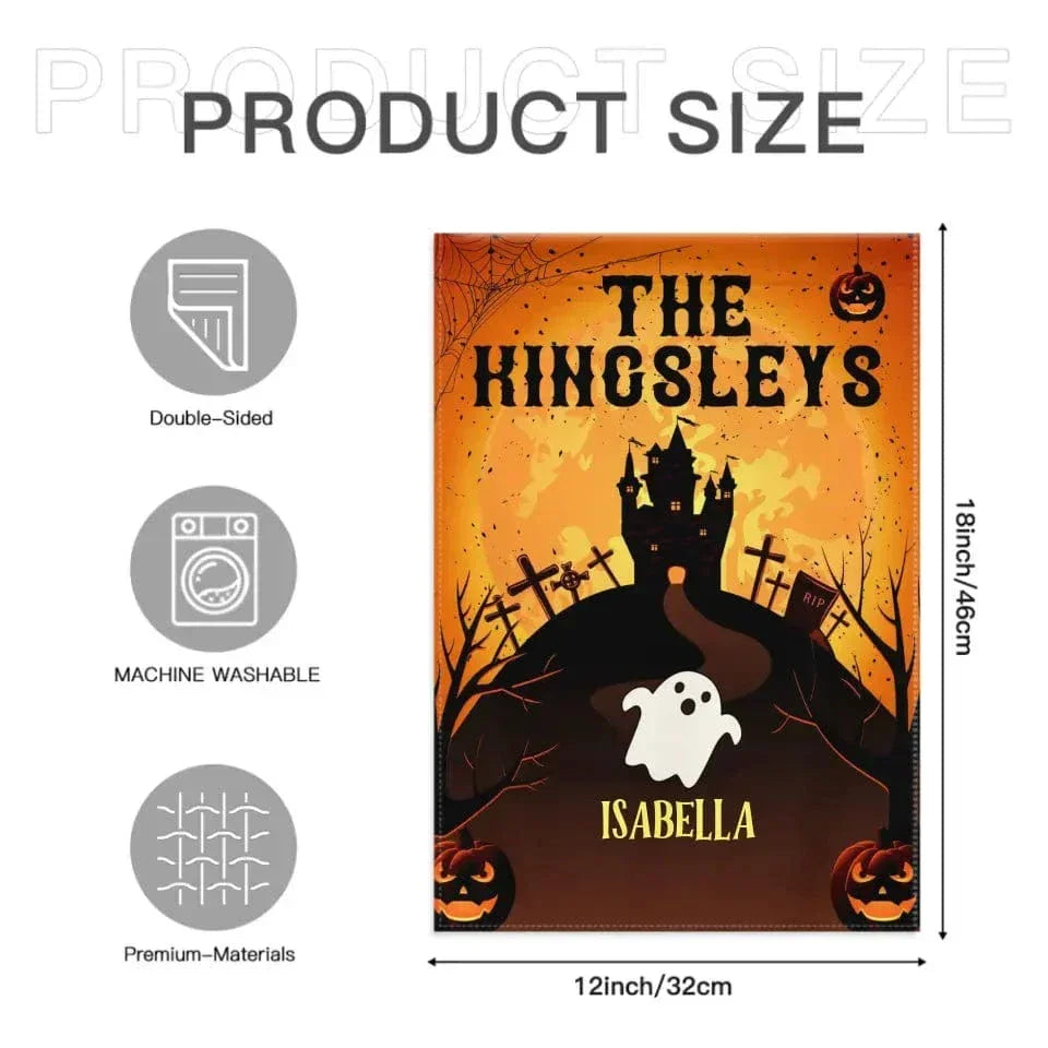 Some Little Ghosties On Halloween - Personalized Funny Flag - Joliny