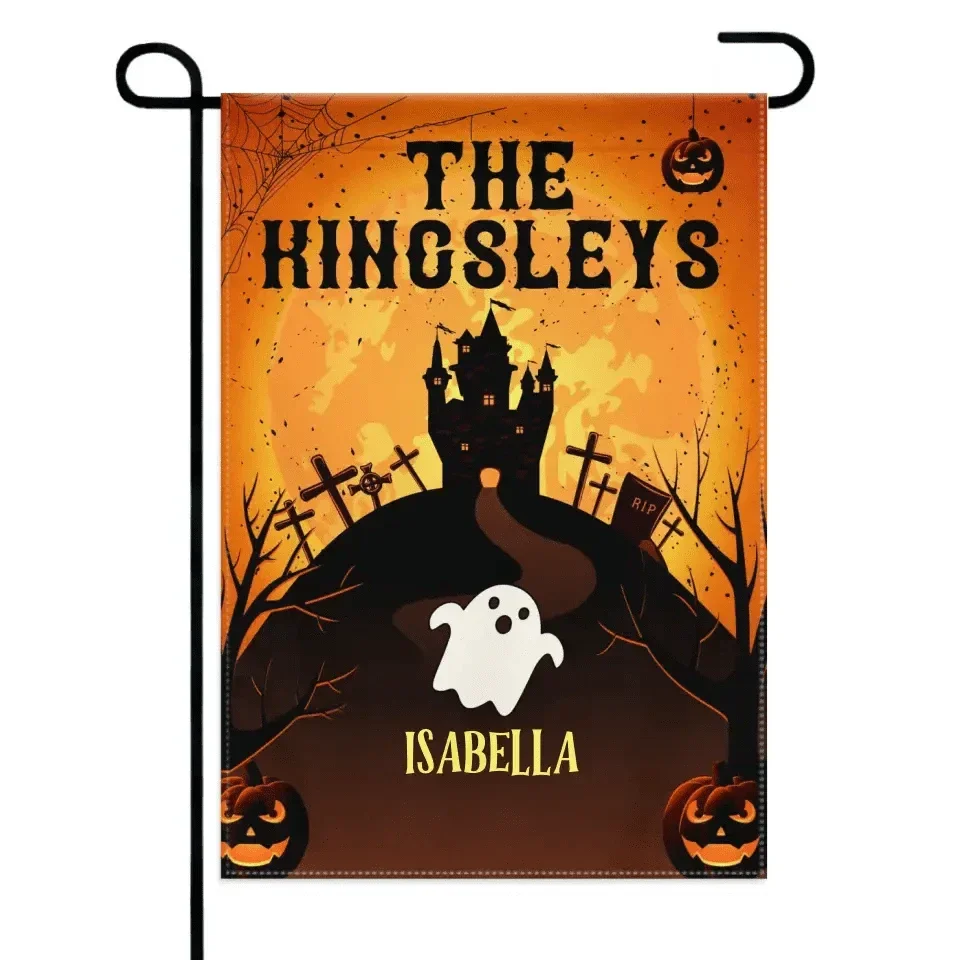 Some Little Ghosties On Halloween - Personalized Funny Flag - Joliny